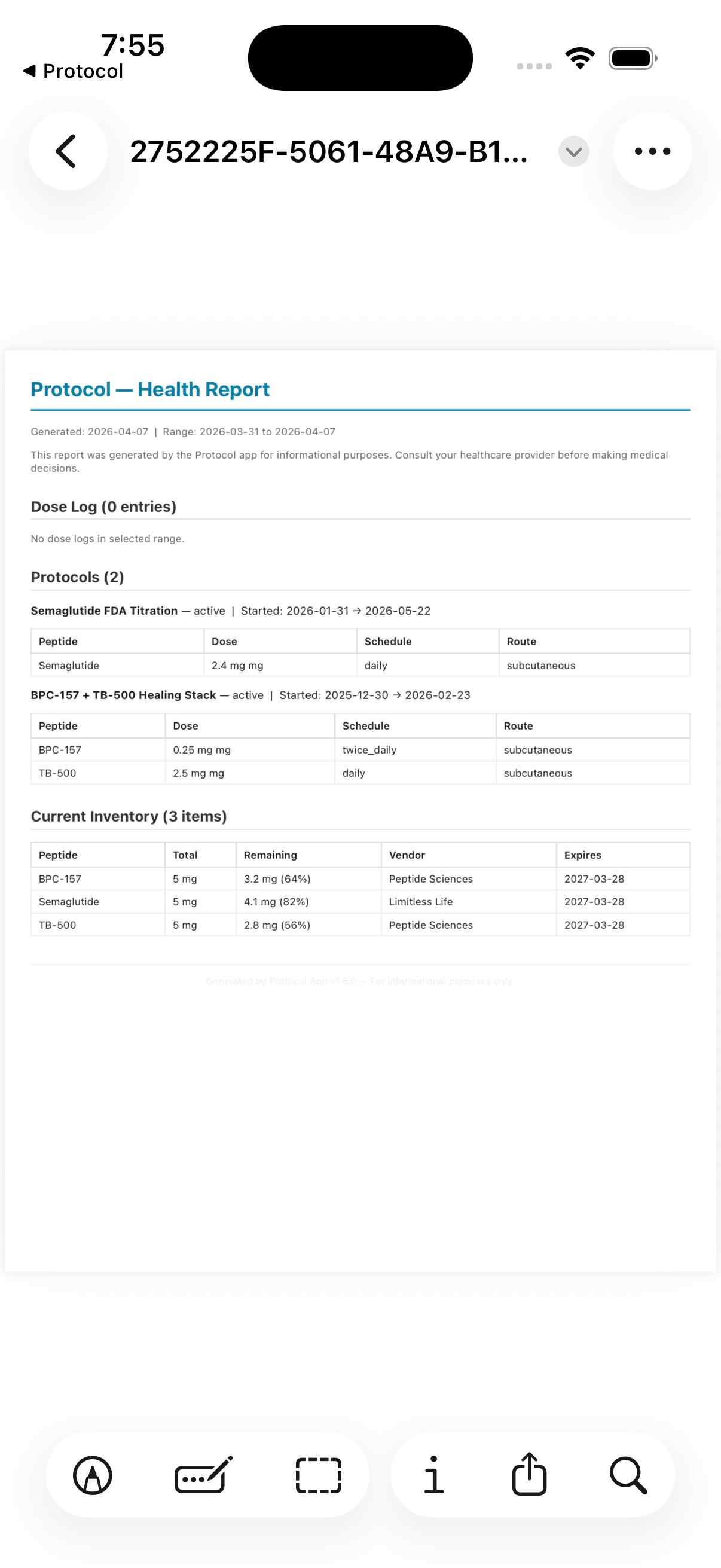 Health Report