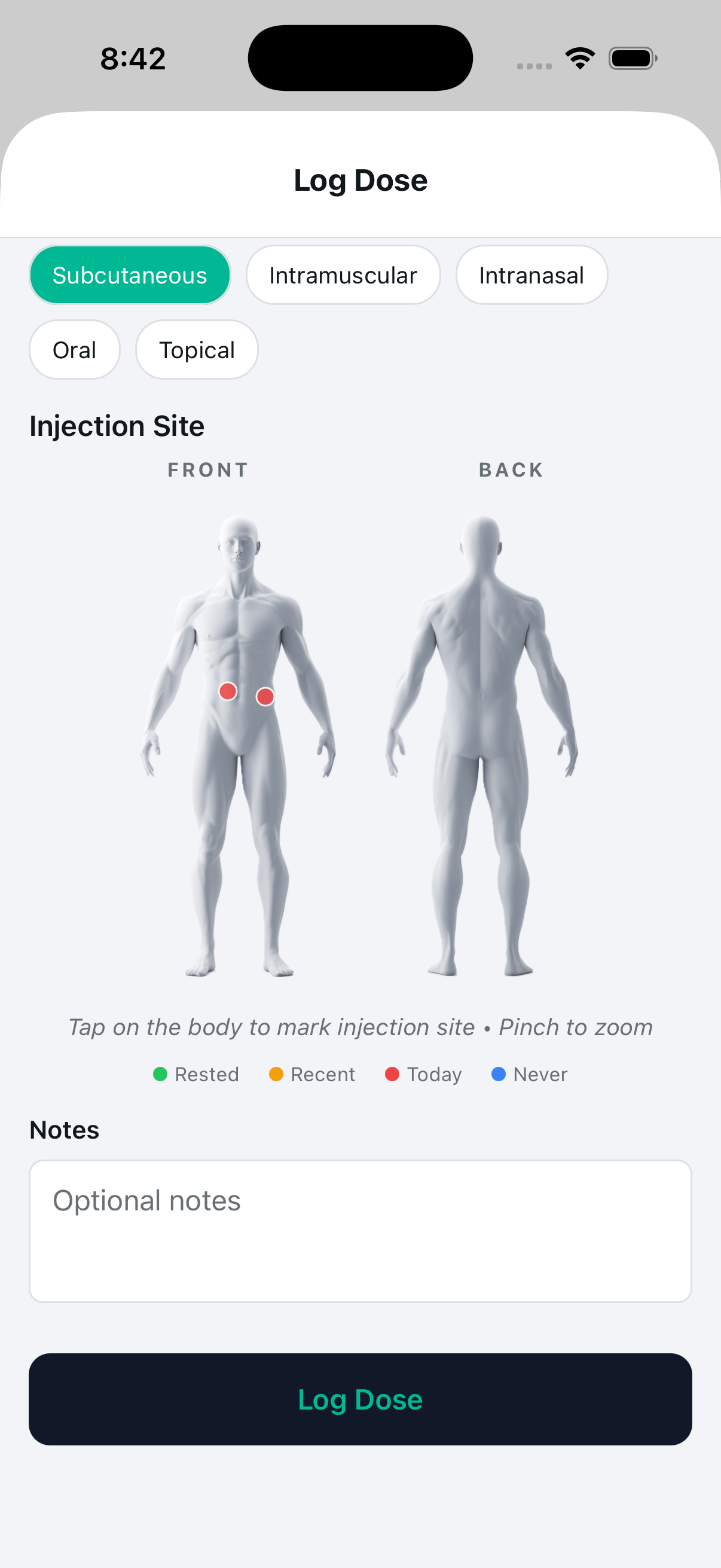 Injection Sites