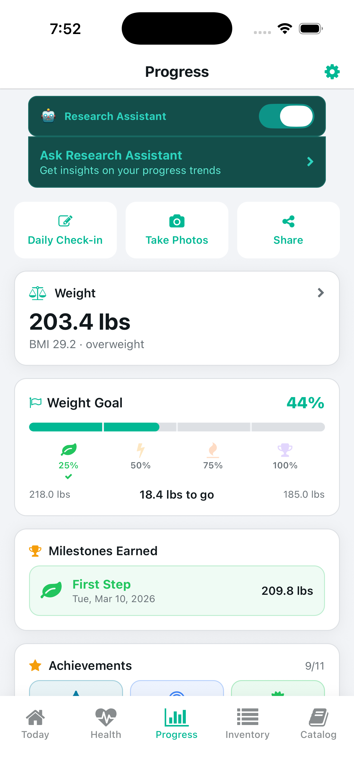 Progress